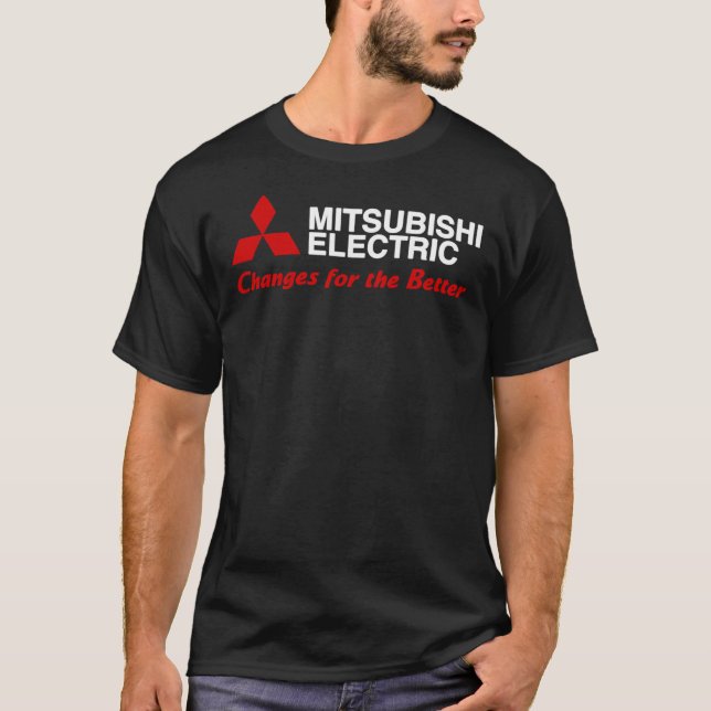 T-shirt Meilleure vente Logo électrique Mitsubishi Essenti (Devant)
