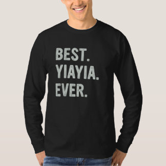 T-shirt Meilleure Yiayia de la famille Grand-mère