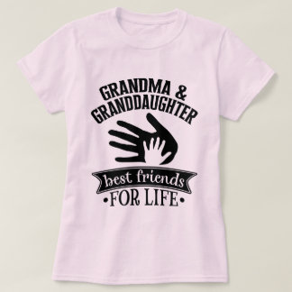T-shirt Meilleures amies grand-mère petite-fille