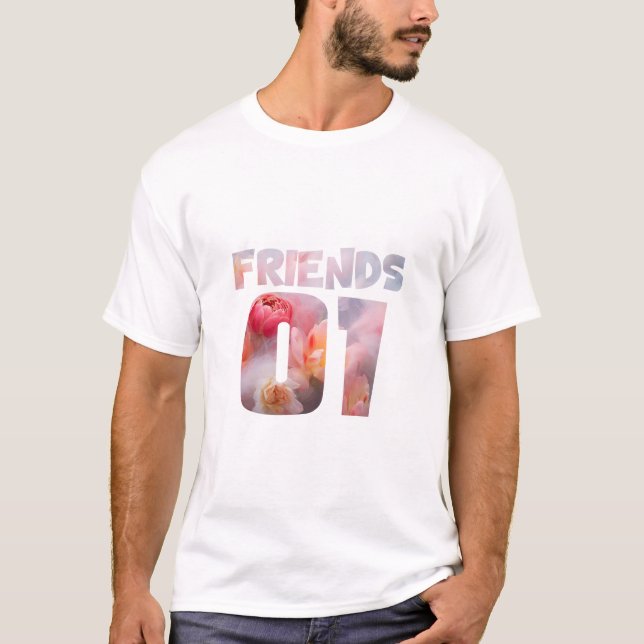 T-shirt Meilleures amies pour 3 - Amis (Devant)