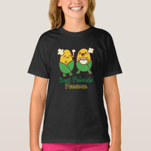 T-SHIRT MEILLEURES AMIES POUR TOUJOURS, DRÔLE, CADEAUX, ME