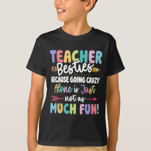 T-shirt Meilleures amies professeurs drôles assorties Meil
