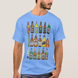 T-shirt Meilleures bouteilles de bière T