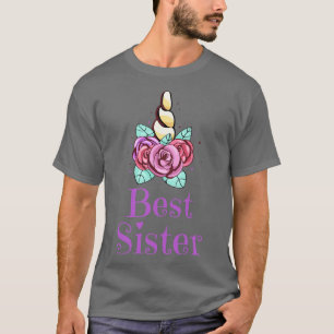 T-shirt Meilleures Soeurs Unicorn Famille Frères