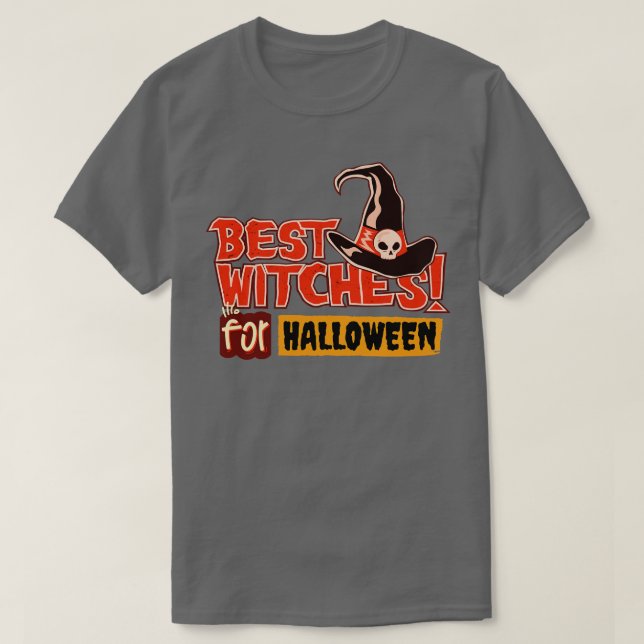 T-shirt Meilleures Sorcières Pour Halloween (Design devant)