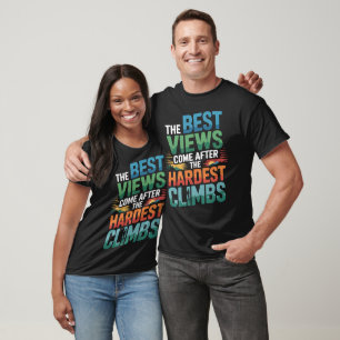 T-shirt Meilleures vues vibrantes Monter
