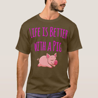 T-shirt Meilleurs Agriculteurs Marché Bio Cochon Lover Pre