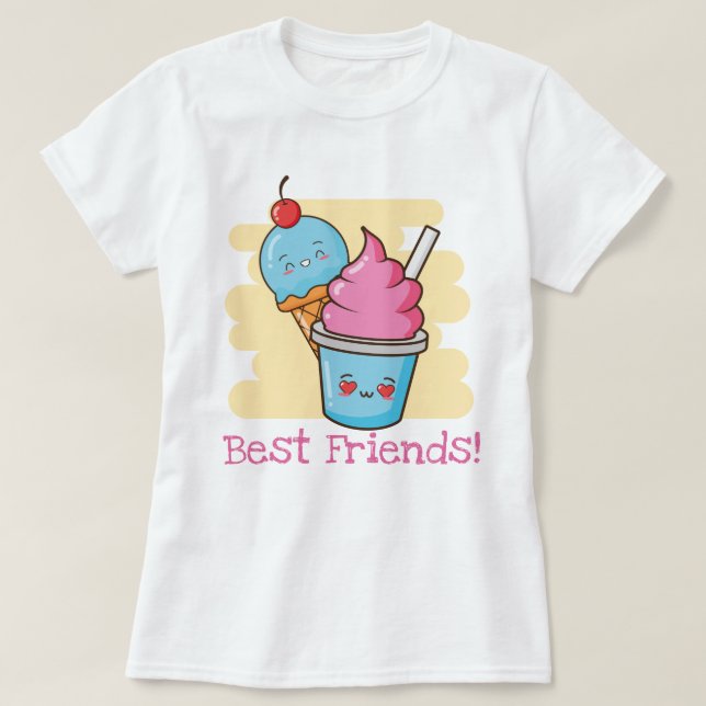 T-shirt Meilleurs amis (Design devant)