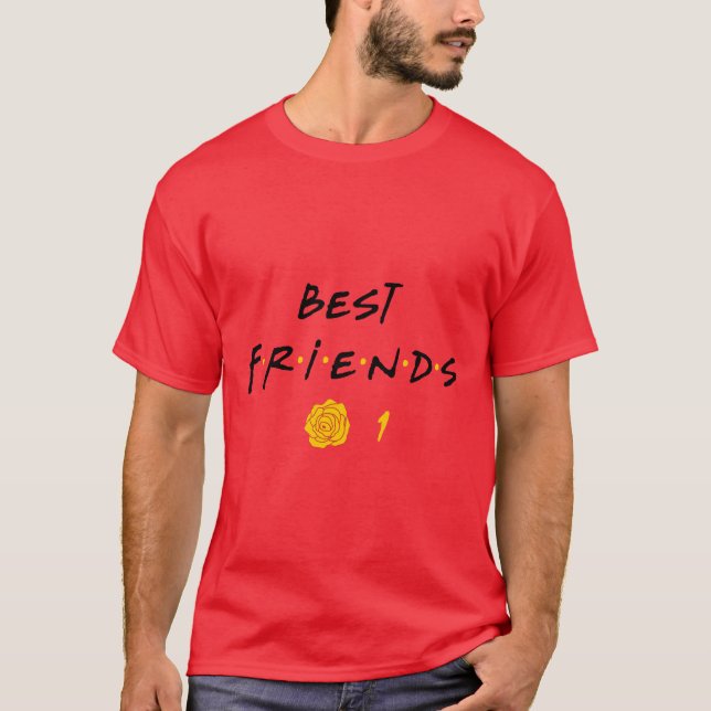 T-SHIRT MEILLEURS AMIS #1 (Devant)