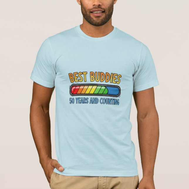 T-shirt Meilleurs amis 50 ans et plus (Devant)