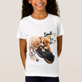 T-Shirt Meilleurs amis chiots – Petites pattes, grandes av