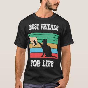 T-shirt Meilleurs amis de la vie, maman chatte, papa chat,