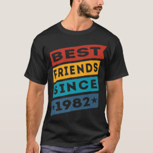 T-shirt Meilleurs Amis Depuis 1982 BFF Besties