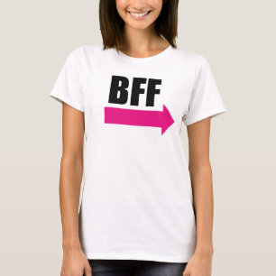 T-shirt Meilleurs amis droits assortissant (BFF) pour