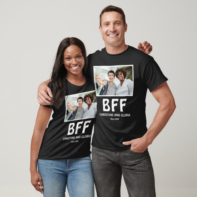 T-shirt Meilleurs amis personnalisés pour toujours bff pho (Unisexe)