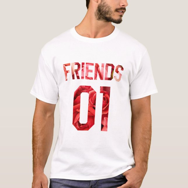T-shirt Meilleurs amis pour 3 - amis (Devant)