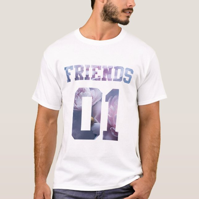 T-shirt Meilleurs amis pour 3 - Amis (Devant)