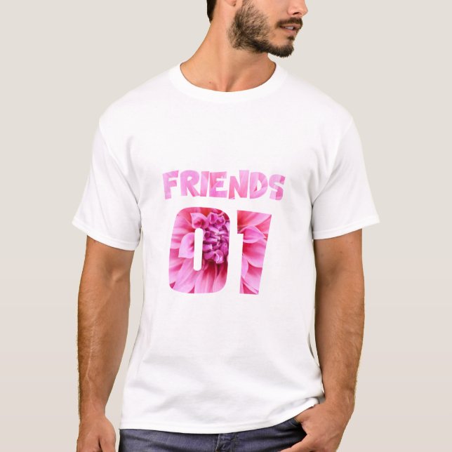 T-shirt Meilleurs amis pour 3 - Amis (Devant)