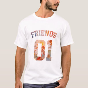 T-shirt Meilleurs amis pour 3 - amis 01