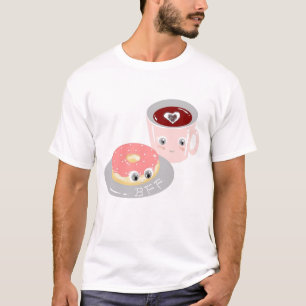 T-shirt Meilleurs amis pour Kawaii Café et Donut BFF