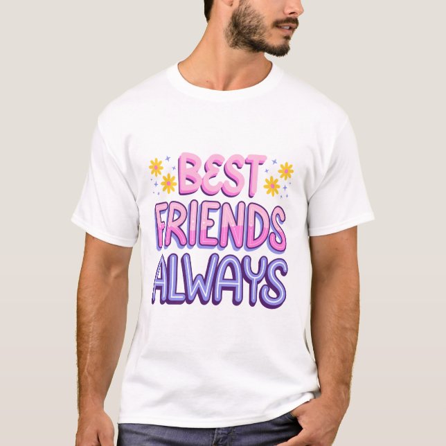 T-shirt Meilleurs amis toujours (Devant)