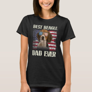 T-shirt Meilleurs Beagle lunettes de soleil papa jamais dr