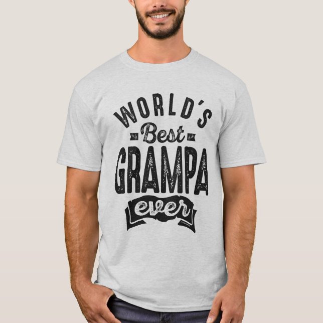 T-shirt Meilleurs Cadeaux Grampa (Devant)