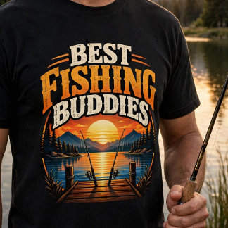 T-shirt Meilleurs Copains de Pêche Papa & Fils Pêche Solei