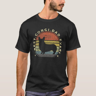 T-shirt Meilleurs Corgi papa Jamais Papa Corgi Papa