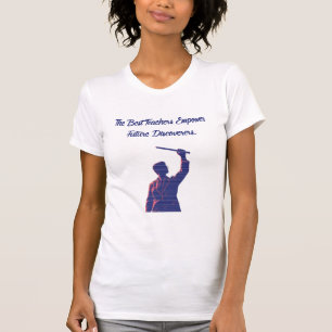 T-shirt Meilleurs enseignants autonomisent les futurs déco