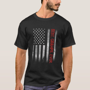 T-shirt Meilleurs Grammes jamais Vintage drapeau américain