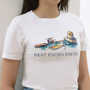 T-shirt Meilleurs Poissons Pour Vous Pêcher Anniversaire