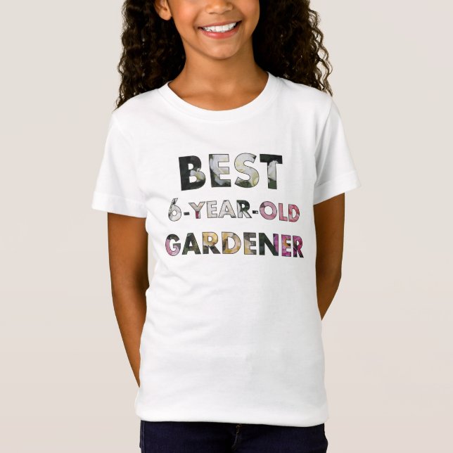 T-Shirt Meilleurs Roses de jardinier de 6 ans (© Mira) (Devant)
