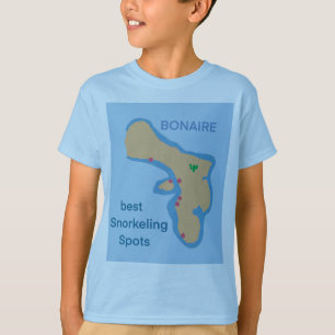 T-shirt Meilleurs spots de snorkeling et de plongée à Bona