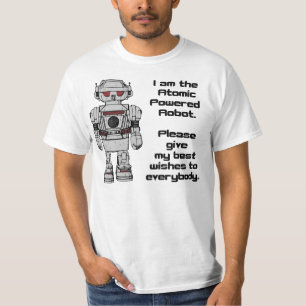 T-shirt Meilleurs voeux du robot à propulsion atomique de