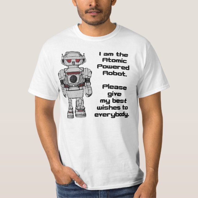 T-shirt Meilleurs voeux du robot à propulsion atomique de (Devant)