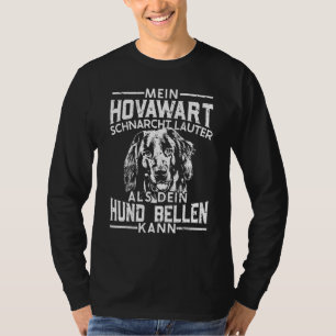 T-shirt Mein Hovawart ronfle fort pendant que votre chien 
