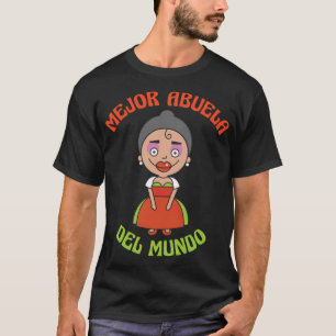 T-shirt Mejor Abuela del mundo grand-mère espagnole gallop