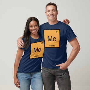 T-shirt Mekhi Nom Chimie Élément Tableau Périodique
