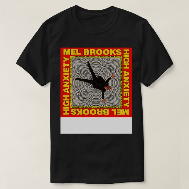 T-shirt Mel Brooks Grande anxiété (Design devant)