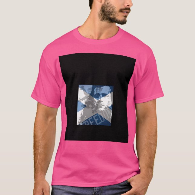 T-shirt Mel Gibson Bravehear (Devant)