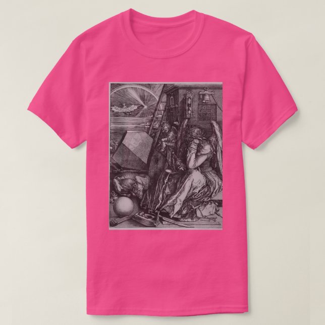 T-shirt Melancholia I par Albrecht Drer (Design devant)
