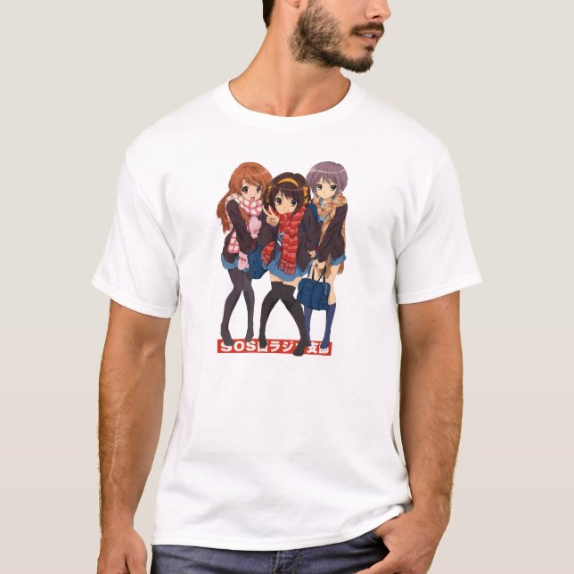 T-shirt Mélancolie de Haruhi Suzumiya (Devant)