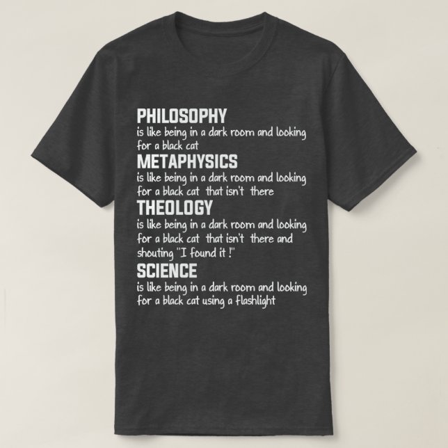 T-shirt Mélange amusant Philosophie scientifique Métaphysi (Design devant)