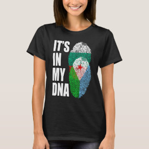 T-shirt Mélange D'ADN Bulgare Et Djibouti Patrimoine
