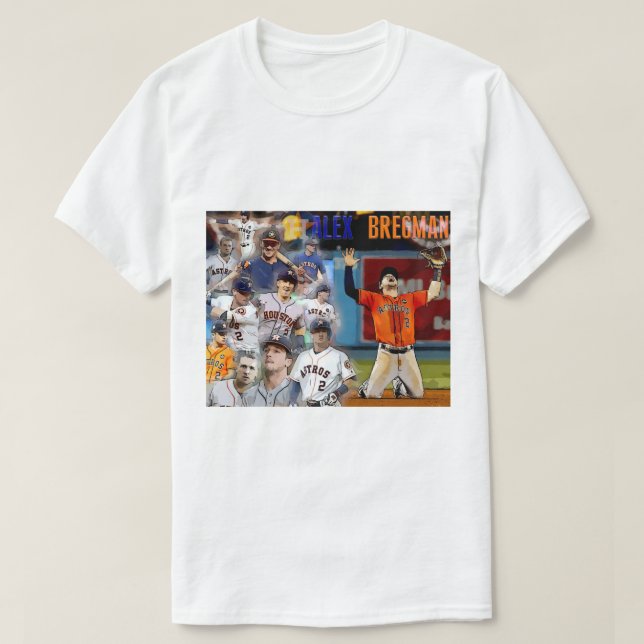 T-shirt Mélange de bande dessinée d'Alex Bregman (Design devant)