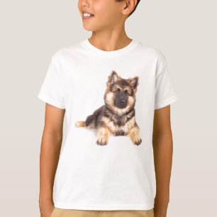 T-shirt Mélange de berger allemand de Collie Bordure