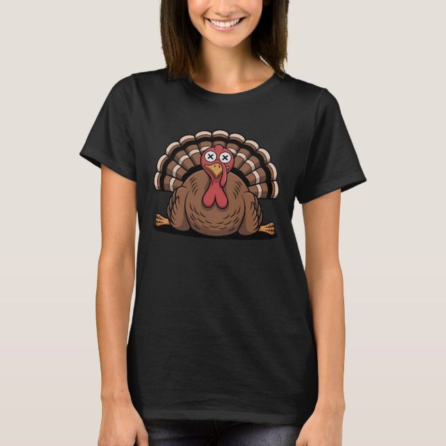 T-shirt Mélange de dinde drôle de Thanksgiving (Devant)