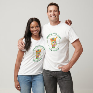 T-shirt Mélange de jus tropical et magasin de jus de smoot