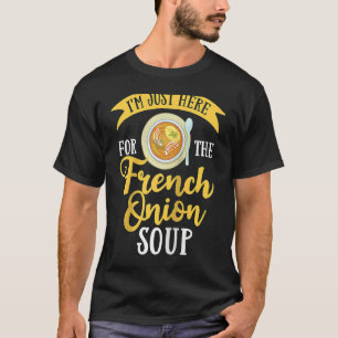 T-shirt Mélange de préparation de soupe à l'oignon françai